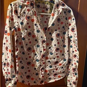 Robert Graham Multicolor Polka Dot Button Down Shirt
